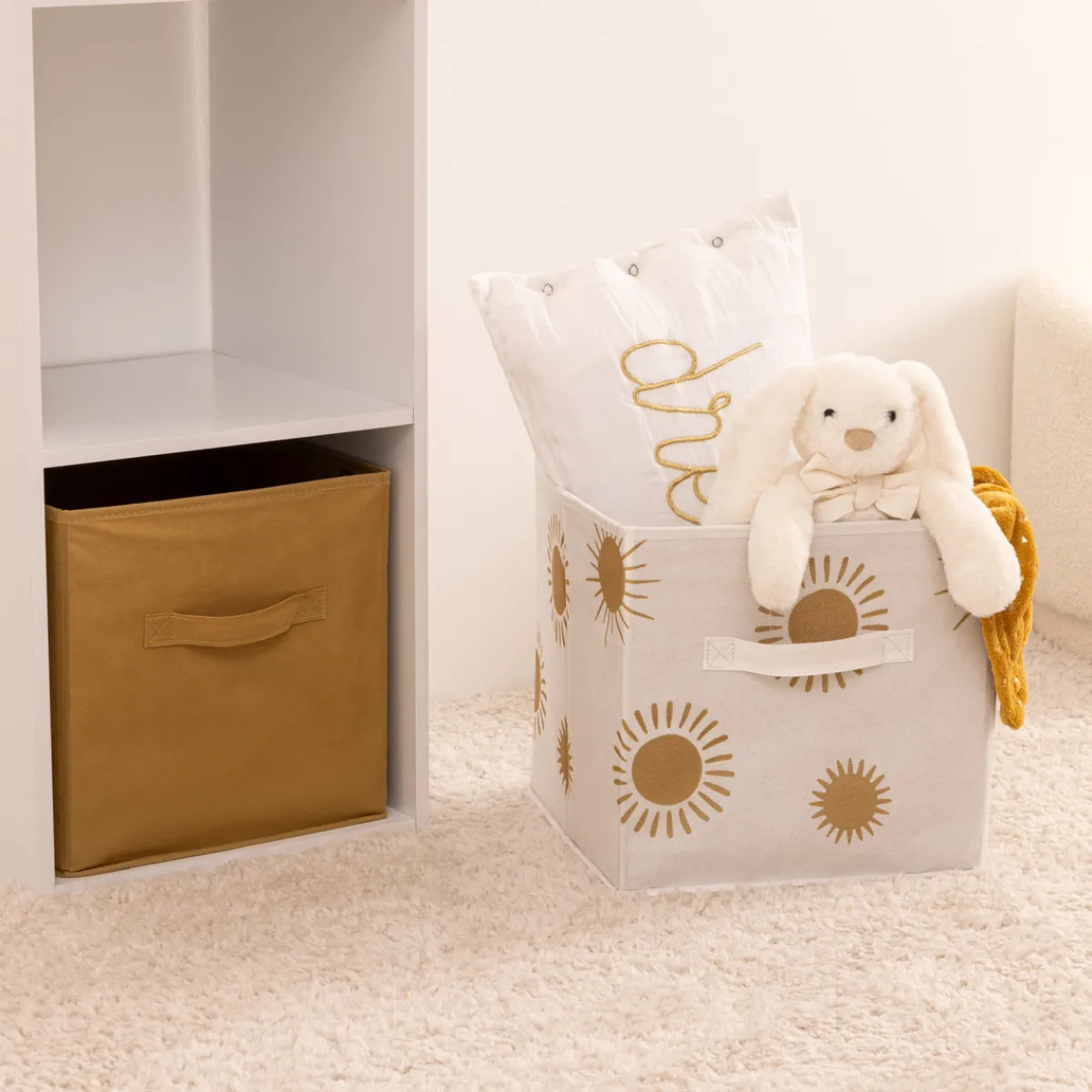 2 bacs rangements enfant "Soleil"*ATMOSPHERA Discount