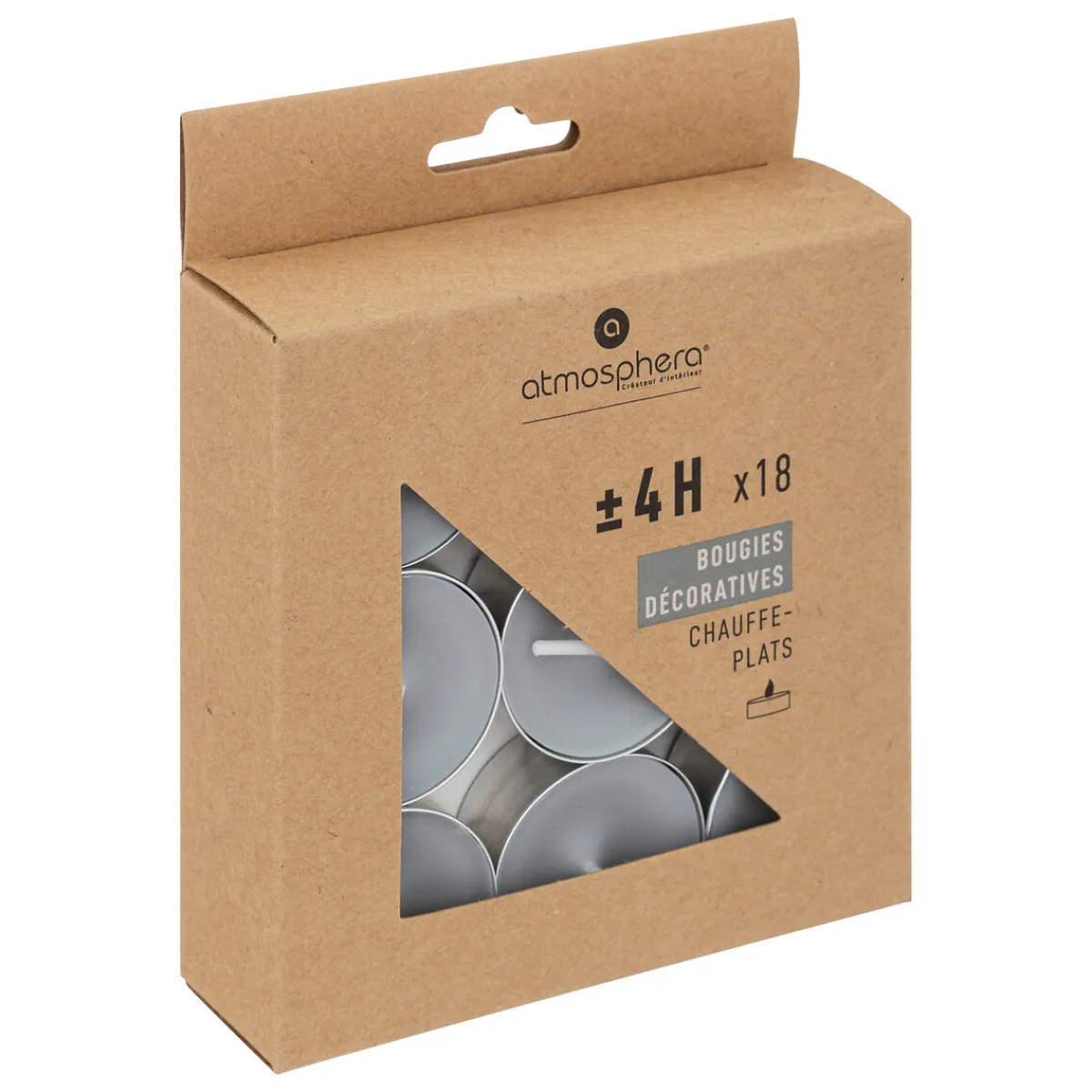 18 Bougies chauffe-plats "Hugo"*ATMOSPHERA New