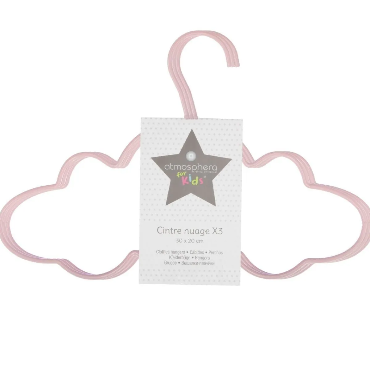 3 cintres "Nuage" enfant*ATMOSPHERA Hot