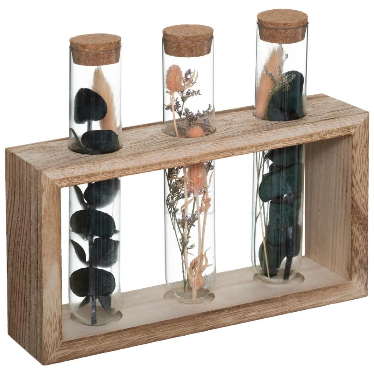 3 tubes fleurs séchées "House"*ATMOSPHERA Discount