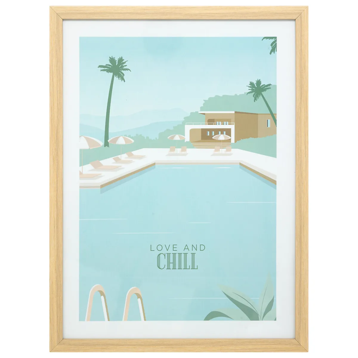 Affiche encadrée love "François"*ATMOSPHERA