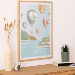 Affiche encadrée vie "Claude"*ATMOSPHERA