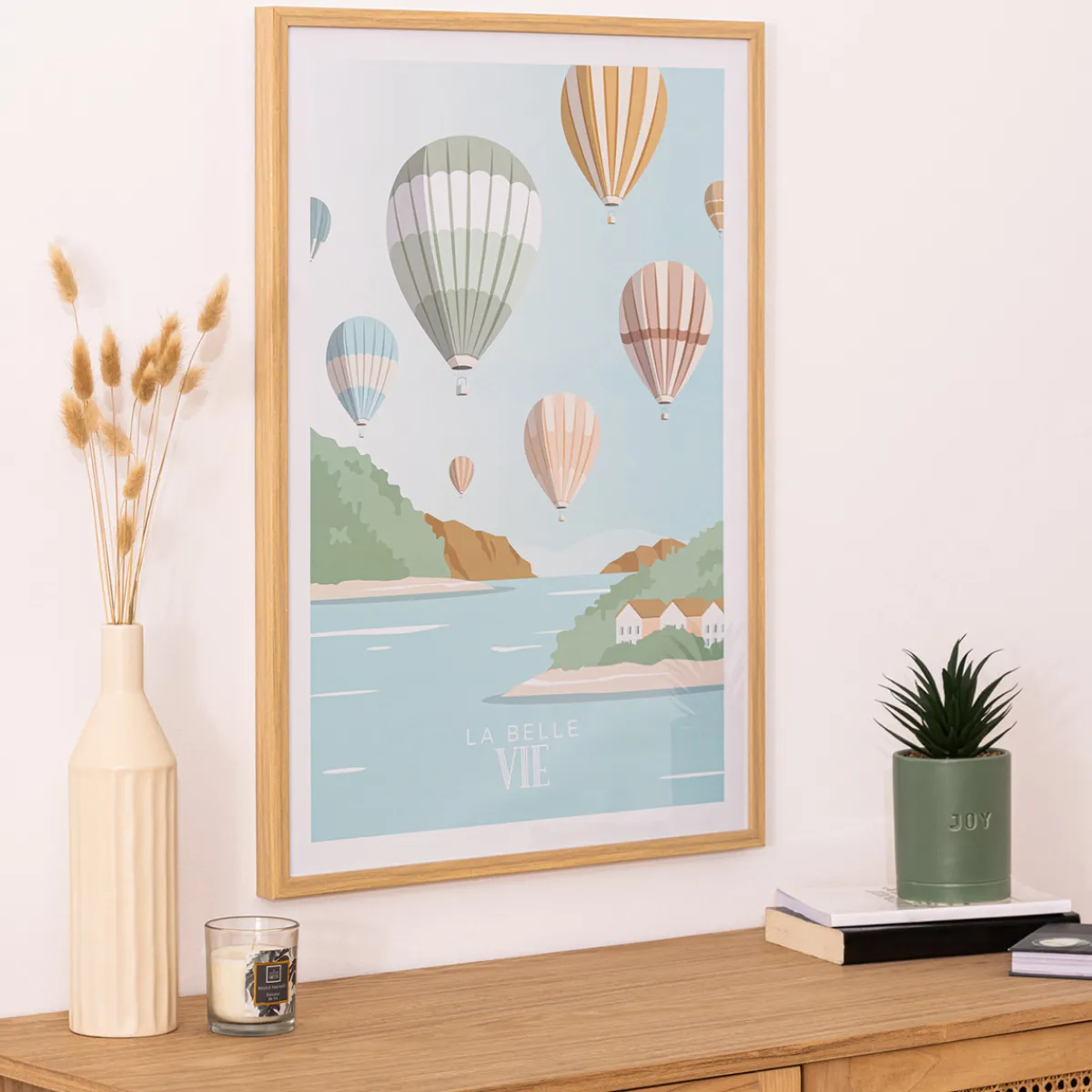 Affiche encadrée vie "Claude"*ATMOSPHERA