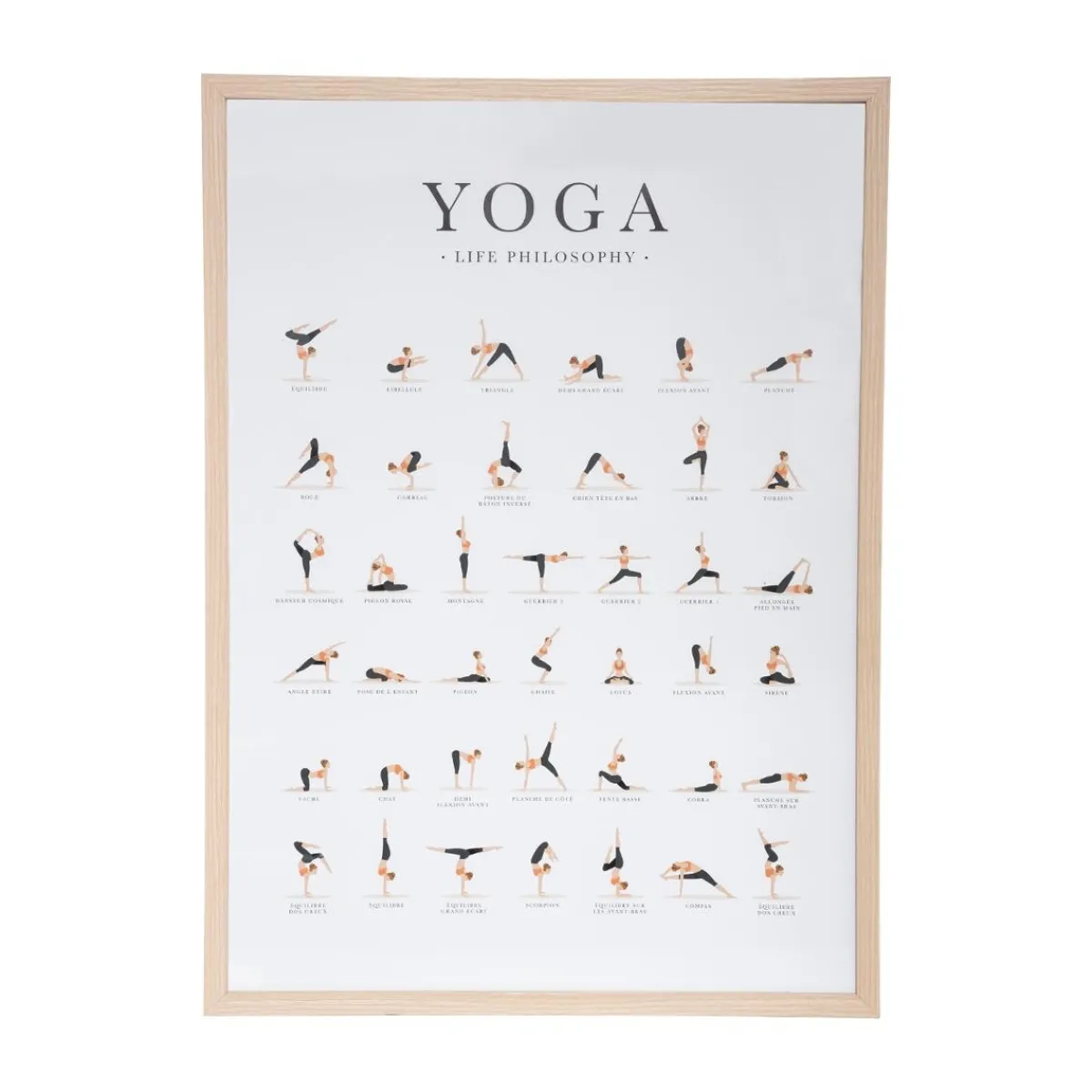 Affiche encadrée "Yoga"*ATMOSPHERA Discount