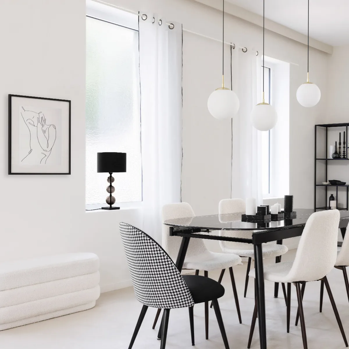 Banc bouclette "Sinan"*ATMOSPHERA Hot