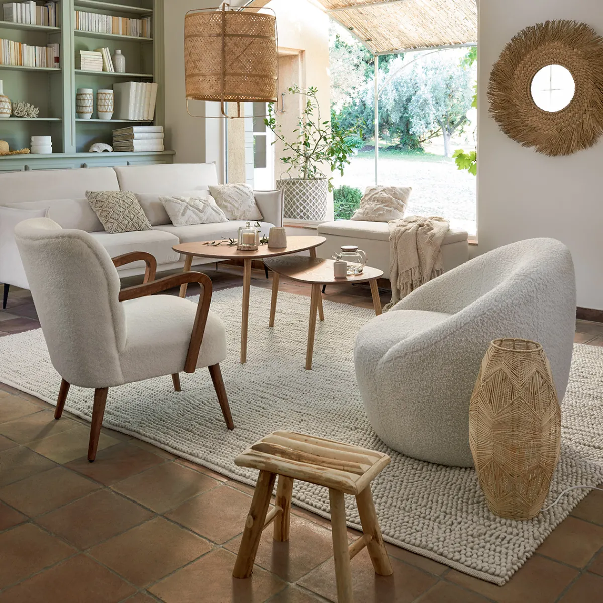 Banc coffre bouclette "Aurora"*ATMOSPHERA Best