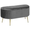 Banc coffre velours "Solaro"*ATMOSPHERA