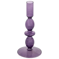 Bougeoir verre "Deep purple"*ATMOSPHERA