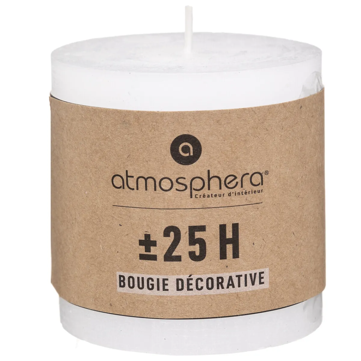 Bougie rustique "Olia"*ATMOSPHERA Clearance