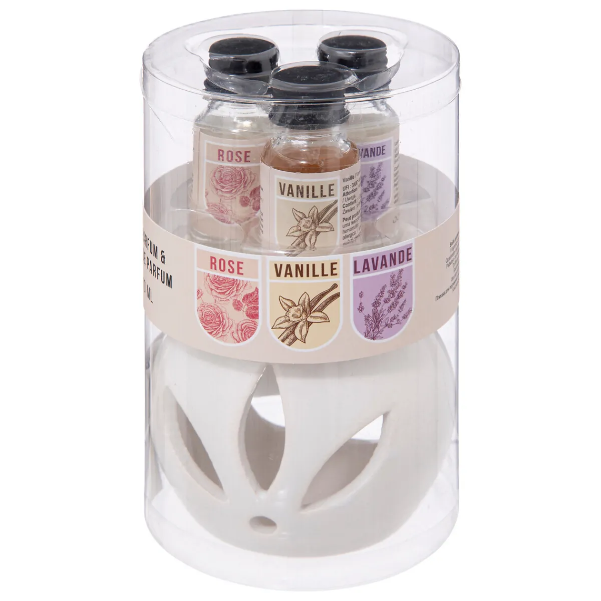 Brûle-parfum avec 3 huiles*ATMOSPHERA New