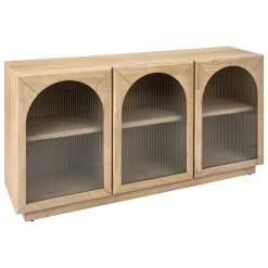 Buffet 3 portes en verre "Lousada"*ATMOSPHERA Sale