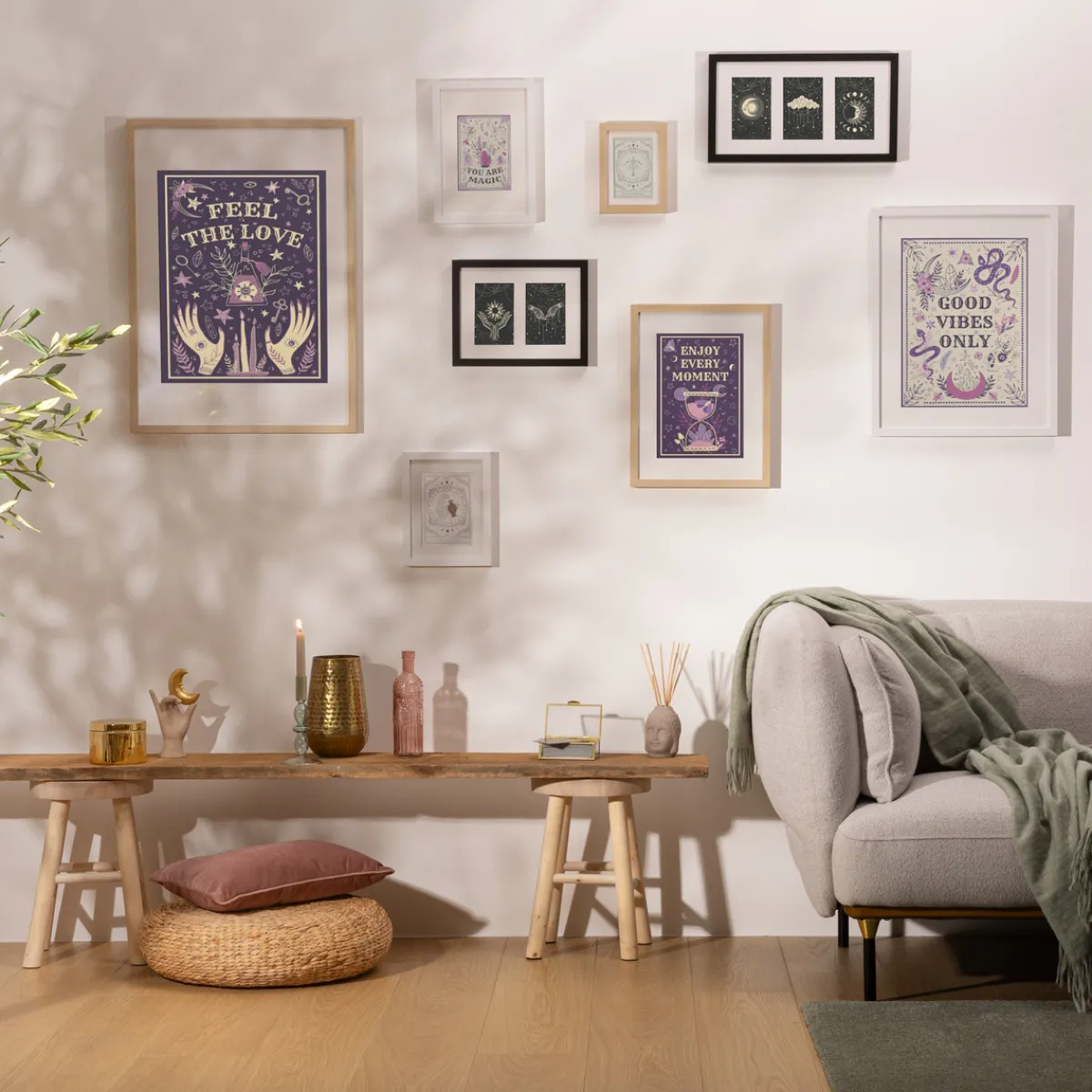 Cadre photo bois "Eva"*ATMOSPHERA Hot