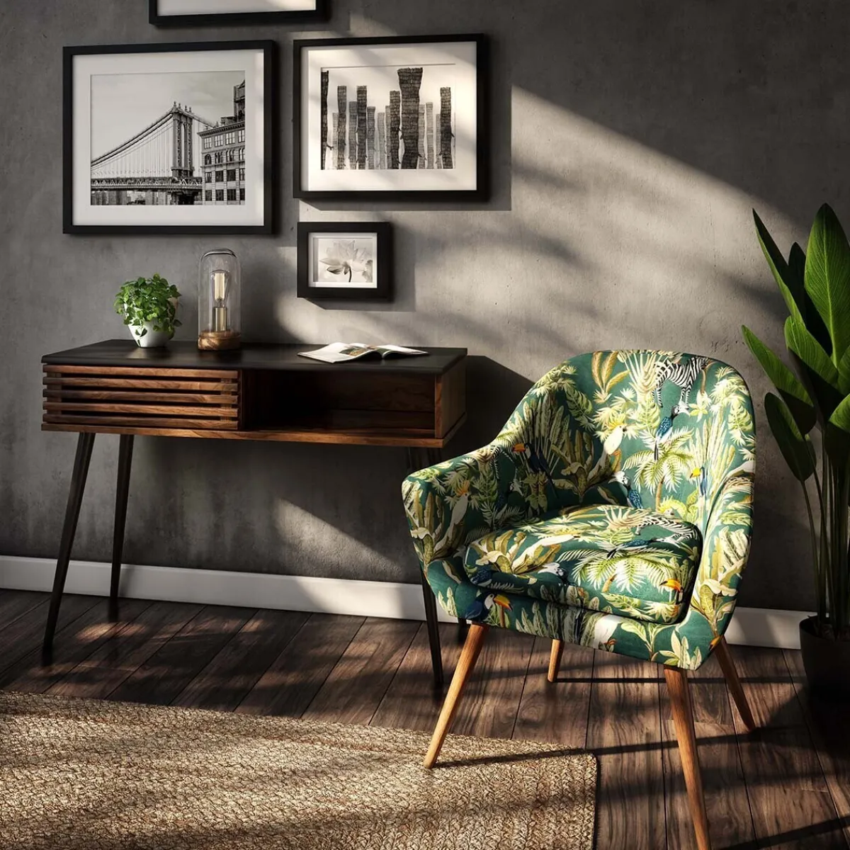 Cadre photo bois "Eva"*ATMOSPHERA Hot