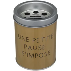 Cendrier "Messages", métal*ATMOSPHERA Best