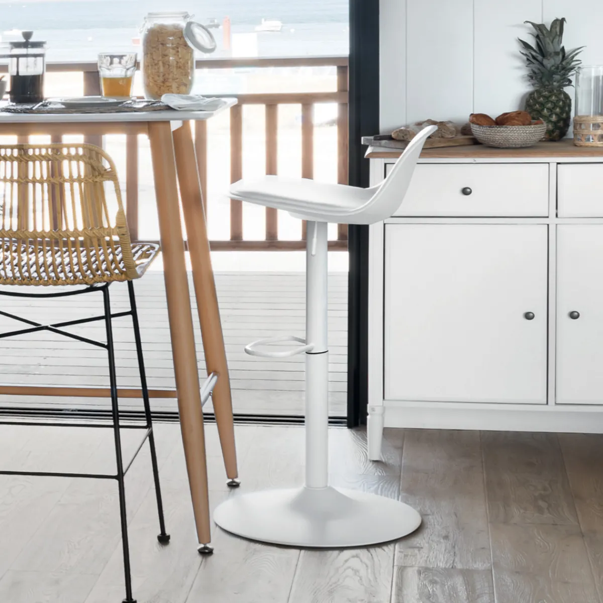 Chaise de bar ajustable "Aiko"*ATMOSPHERA Clearance