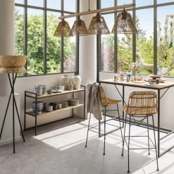 Chaise de bar "Kubu"*ATMOSPHERA Sale