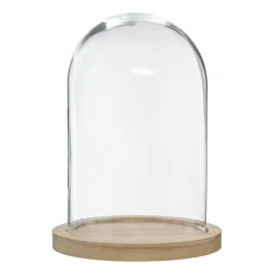 Cloche verre et bois*ATMOSPHERA Outlet