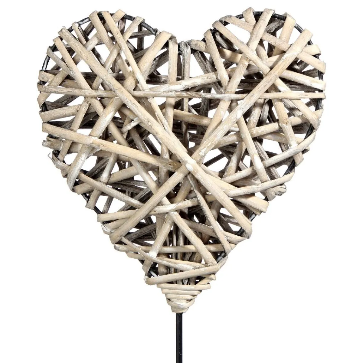 Coeur à poser, osier et métal*ATMOSPHERA