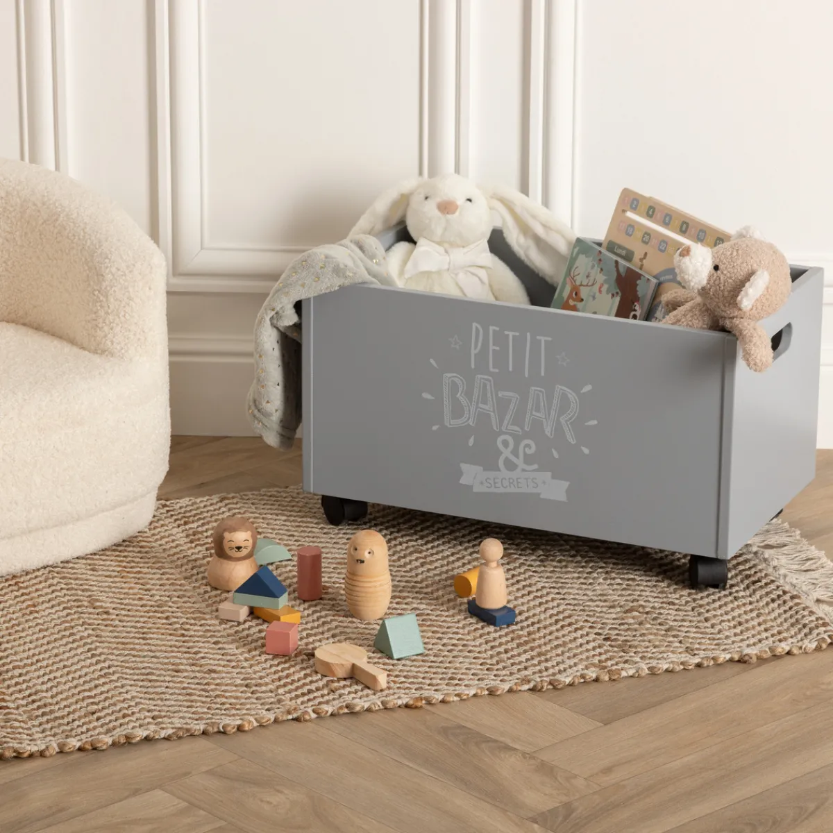 Coffre à jouets à roulettes*ATMOSPHERA Hot