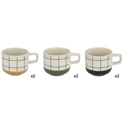 Coffret 6 mugs "Family Corner"*ATMOSPHERA
