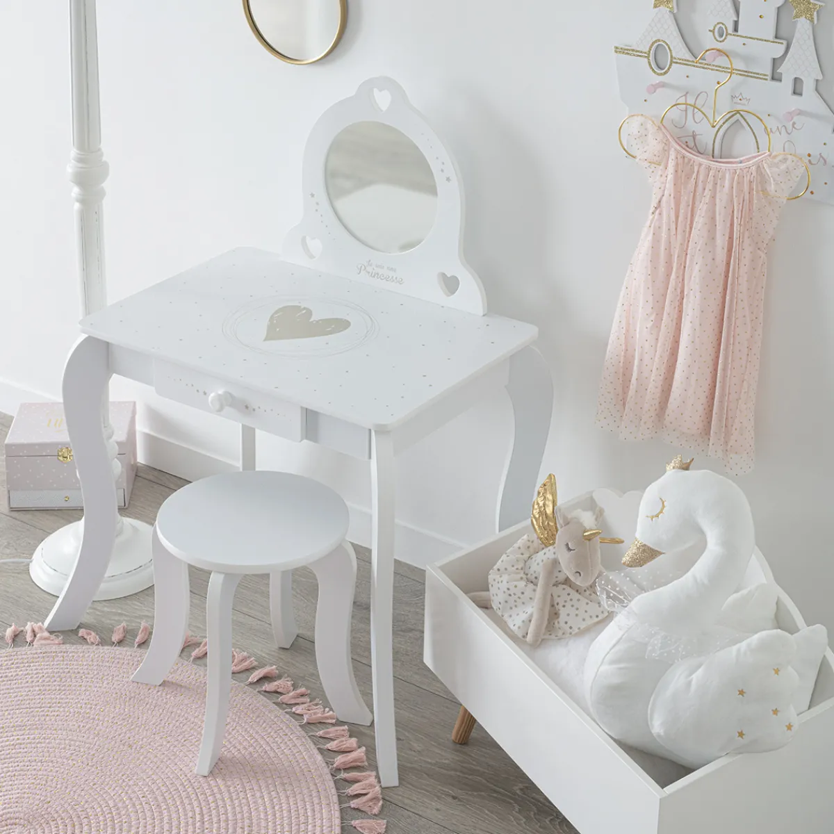 Coiffeuse et tabouret enfant*ATMOSPHERA Online