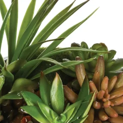 Composition des plantes arificielles, vase en céramique, H6 cm*ATMOSPHERA Sale