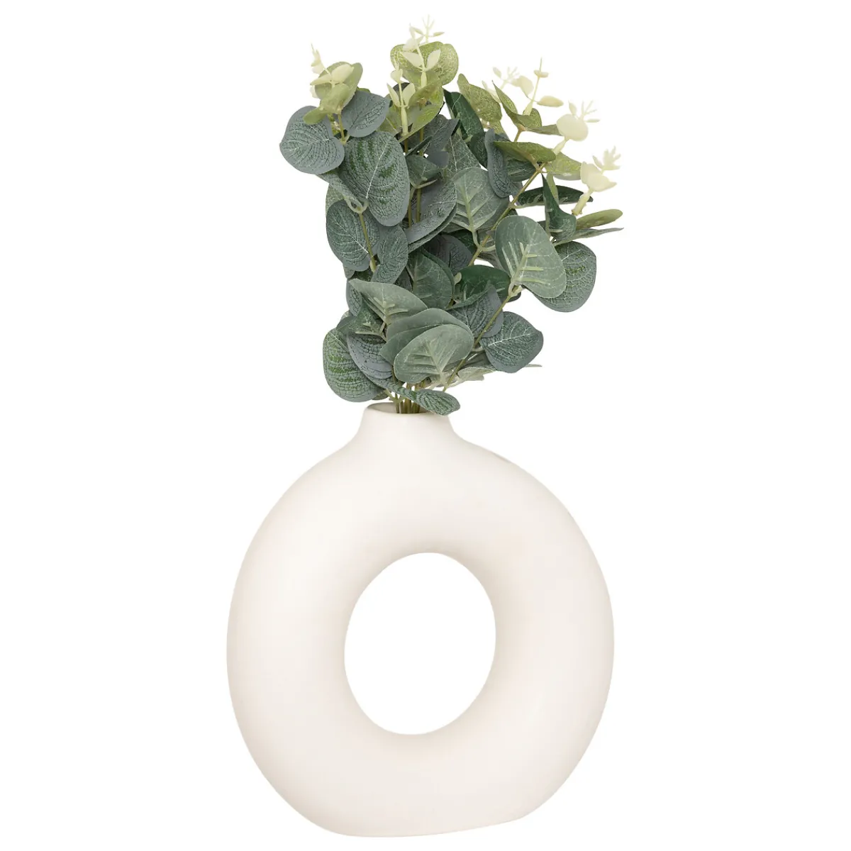 Composition Eucalyptus avec vase "Suza"*ATMOSPHERA Clearance