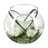Composition florale artificielle, bougie*ATMOSPHERA Online