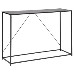 Console "Gota", métal, noir*ATMOSPHERA