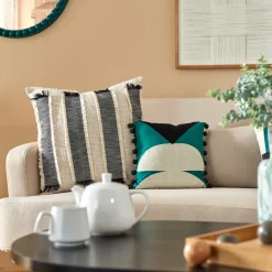 Coussin brodé "Malakite"*ATMOSPHERA Sale