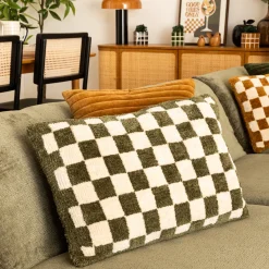 Coussin damier "Itha"*ATMOSPHERA Best