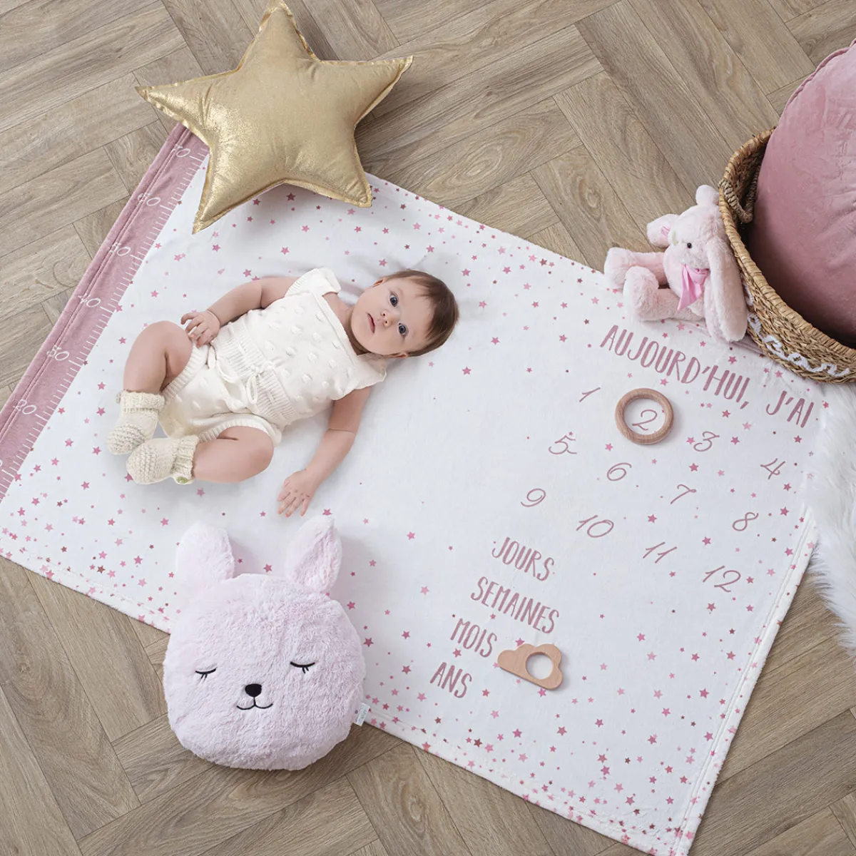 Couverture étape bébé "Étoiles"*ATMOSPHERA Discount