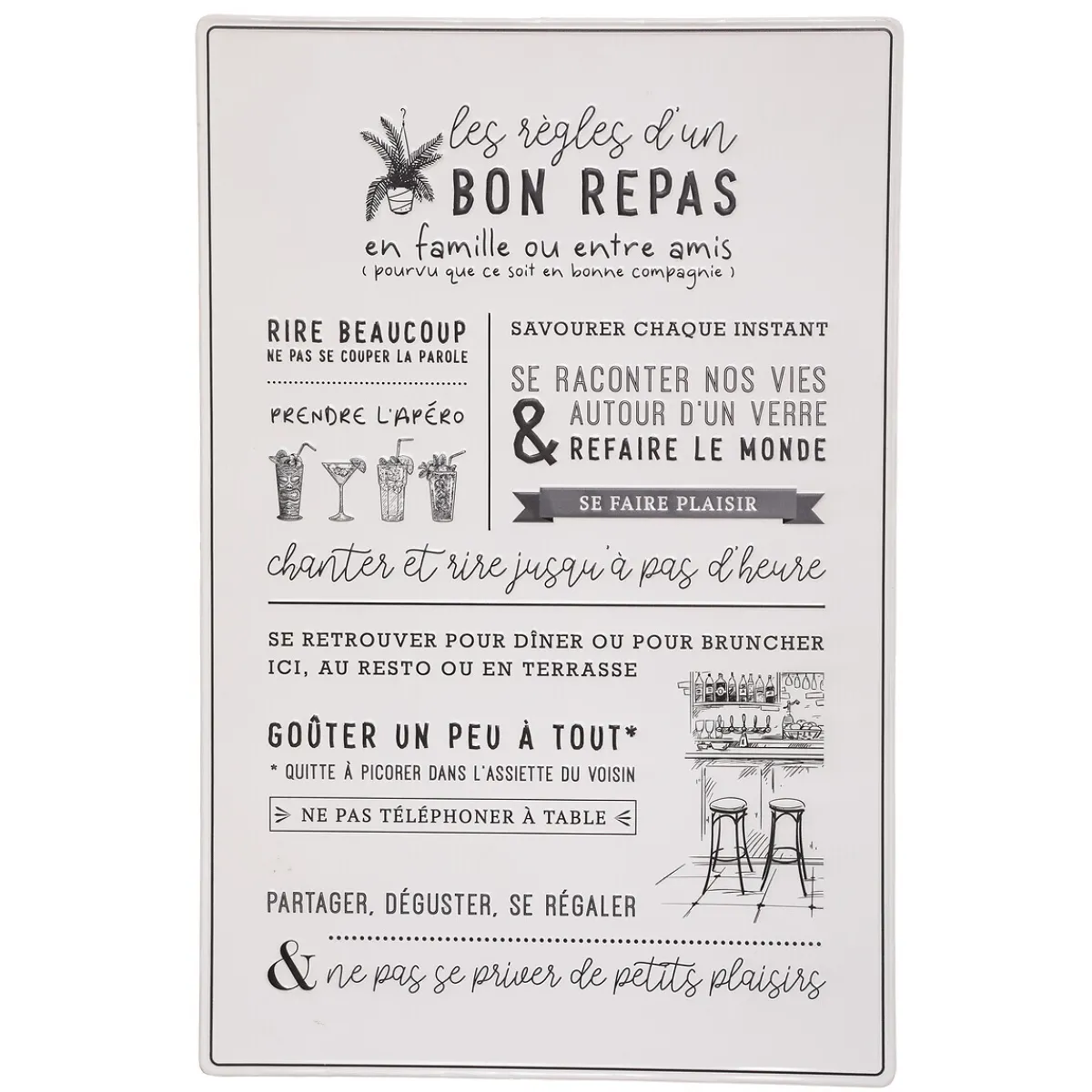 Déco murale "Citation"*ATMOSPHERA Best