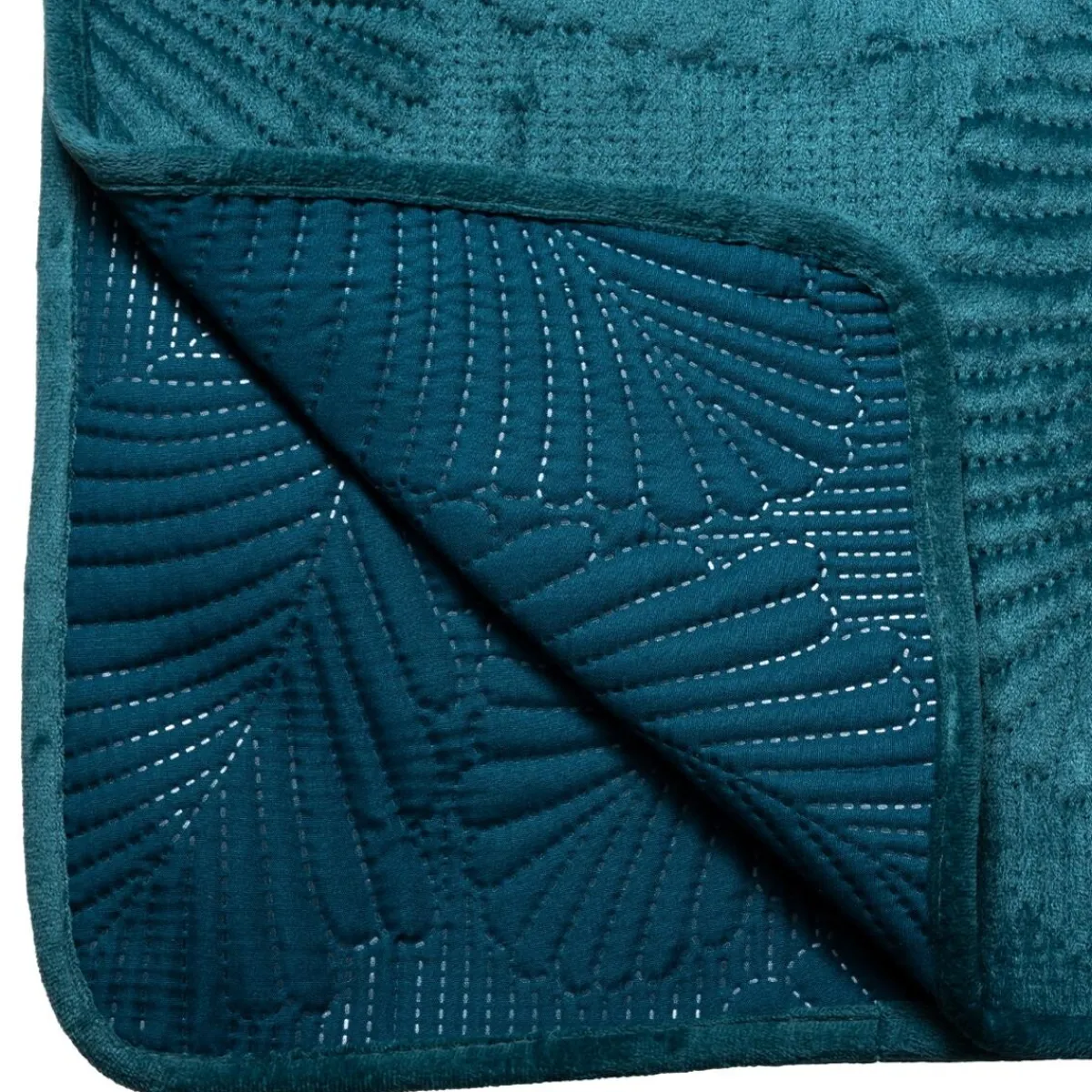 Dessus de lit "Feuille", velours*ATMOSPHERA Hot