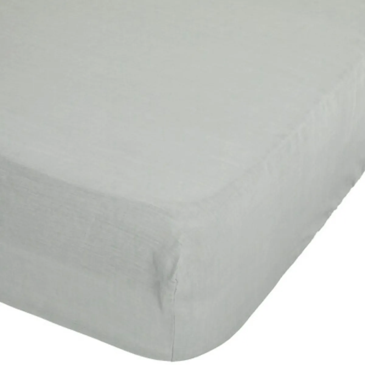 Drap-housse "Linah", lin lavé*ATMOSPHERA Online