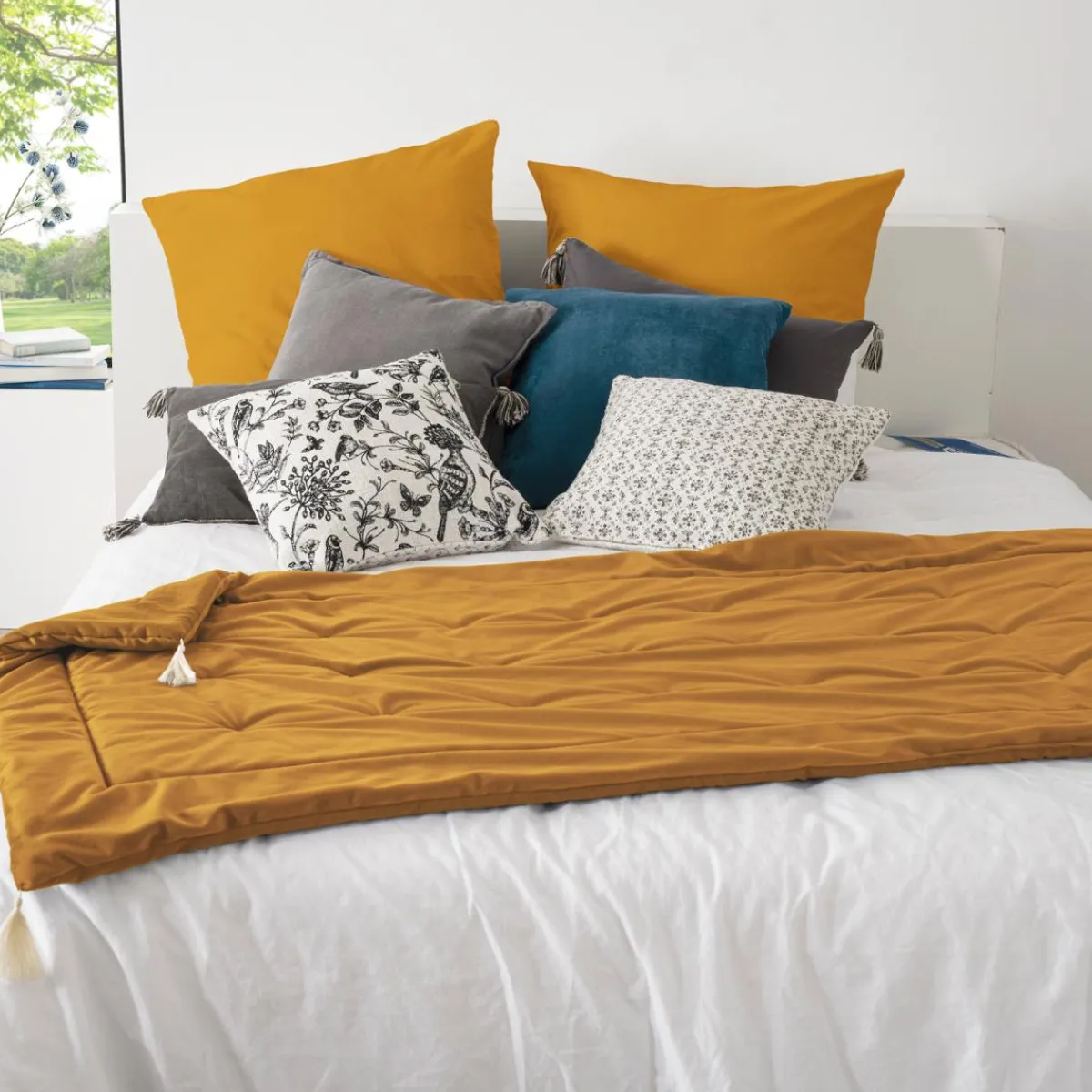 Édredon "Sonia", velours*ATMOSPHERA Discount