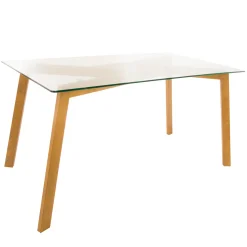 Ensemble table à manger "Taho" + 4 chaises "Baya"*ATMOSPHERA Clearance