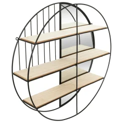 Etagère murale avec miroir "Zina"*ATMOSPHERA Clearance