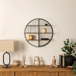 Etagère murale avec miroir "Zina"*ATMOSPHERA Clearance