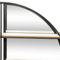 Etagère murale avec miroir