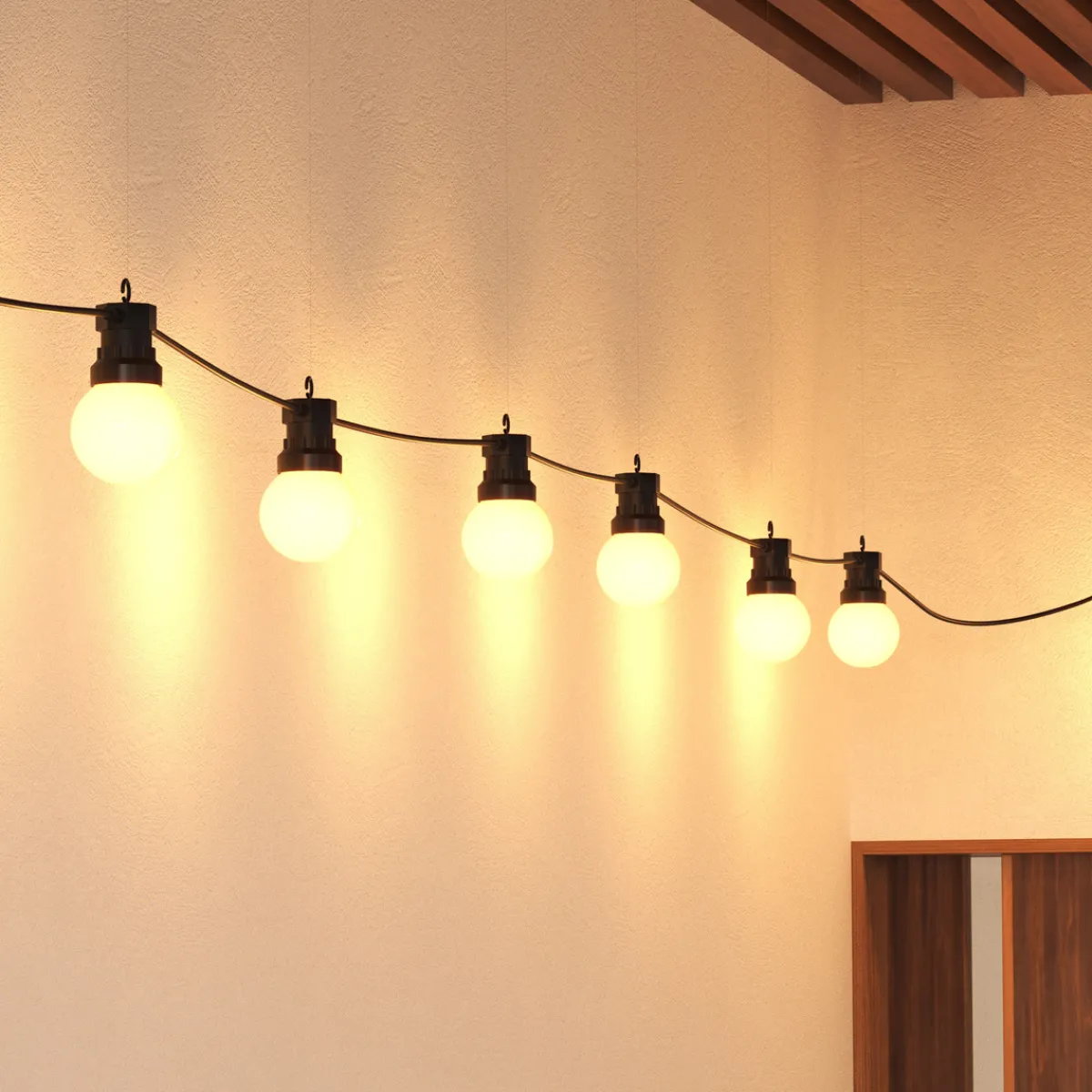 Guirlande d'extérieur solaire "Soa"*ATMOSPHERA Discount