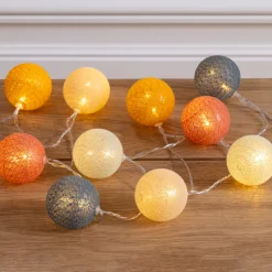 Guirlande LED 10 boules "Oya", pile*ATMOSPHERA Online