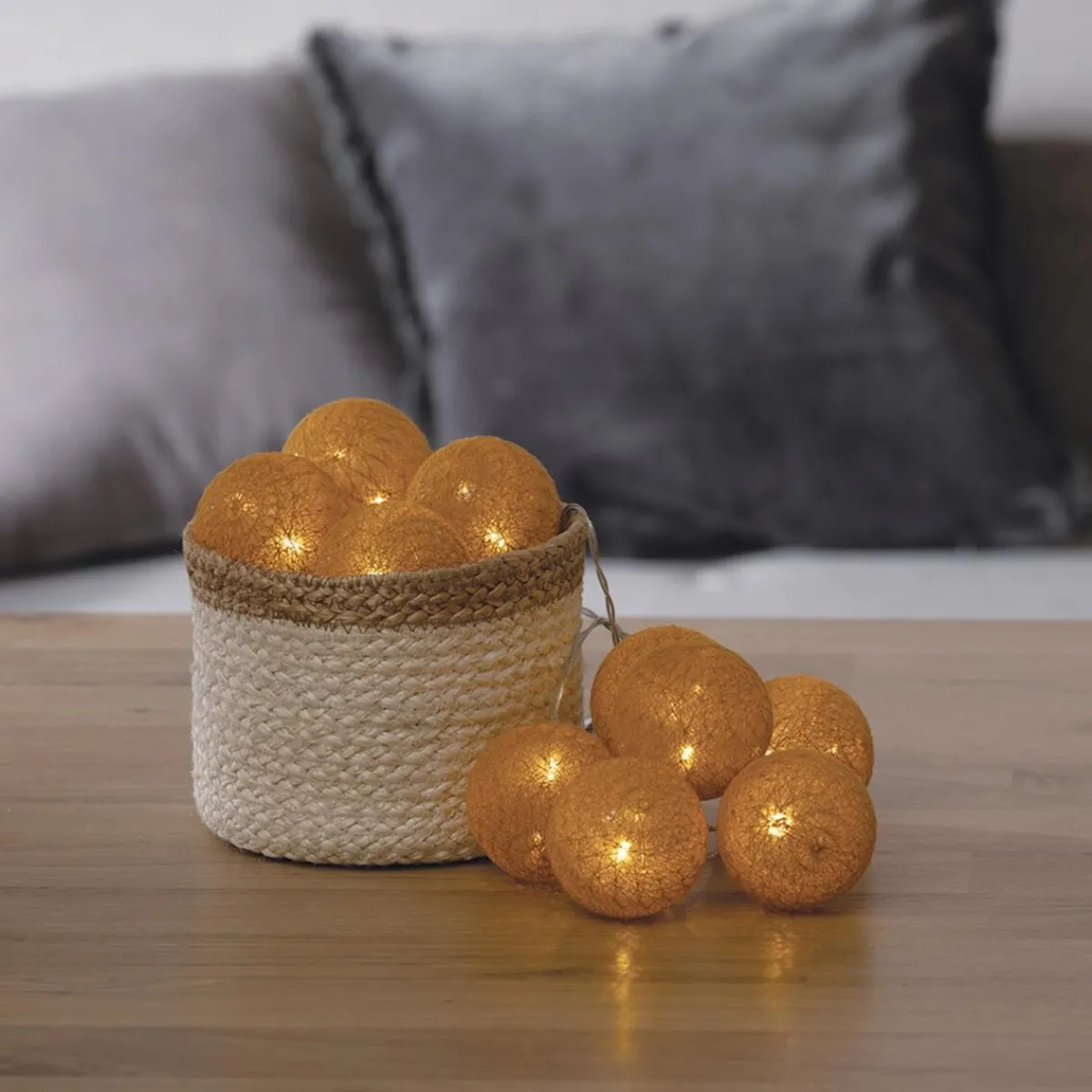 Guirlande LED 10 boules, pile*ATMOSPHERA Sale