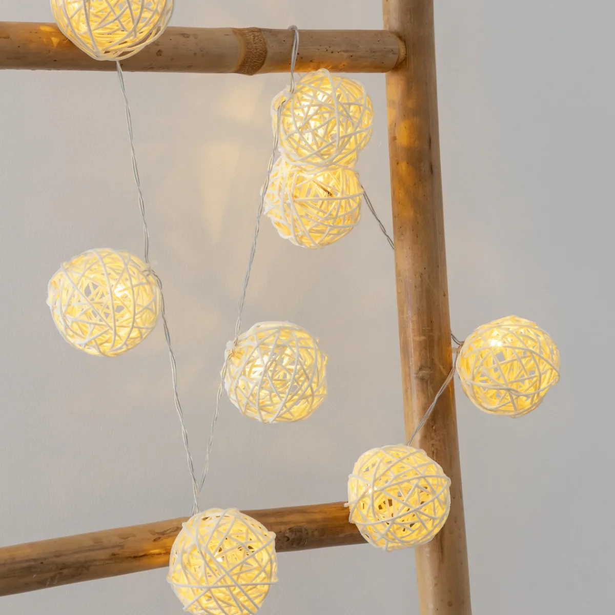 Guirlande LED 10 boules, pile*ATMOSPHERA