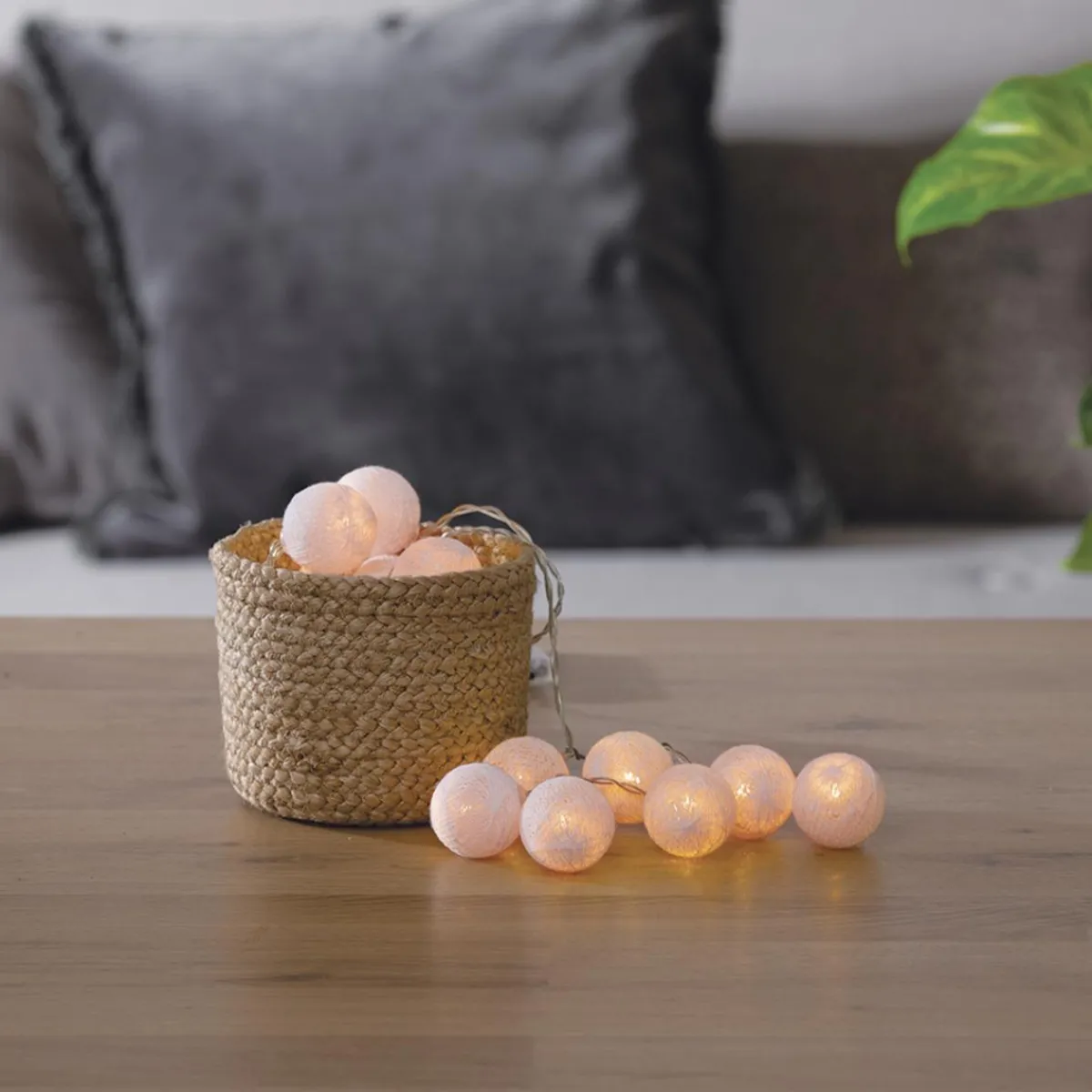 Guirlande LED 16 boules, pile*ATMOSPHERA