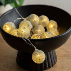 Guirlande LED 16 boules, pile*ATMOSPHERA