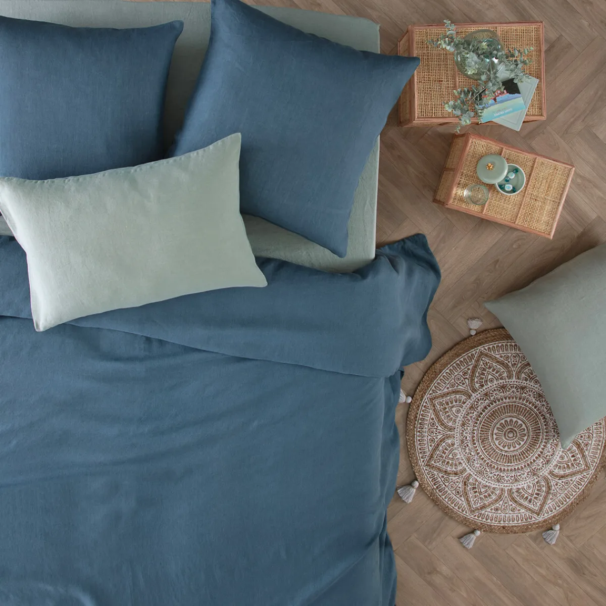 Housse de couette "Linah", lin lavé*ATMOSPHERA New