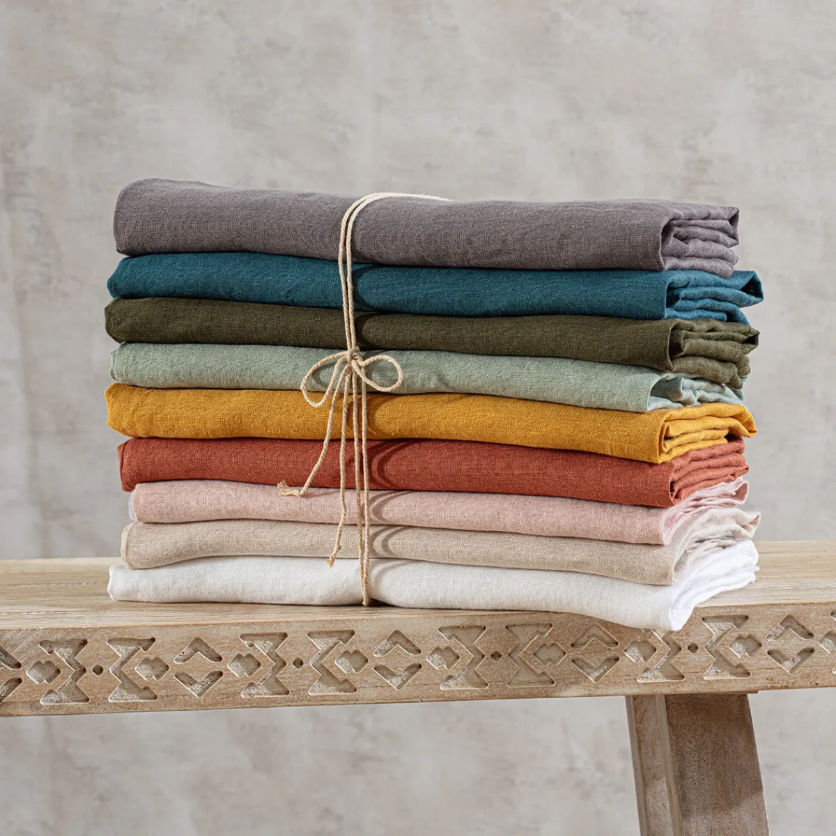 Housse de couette "Linah", lin lavé*ATMOSPHERA Clearance