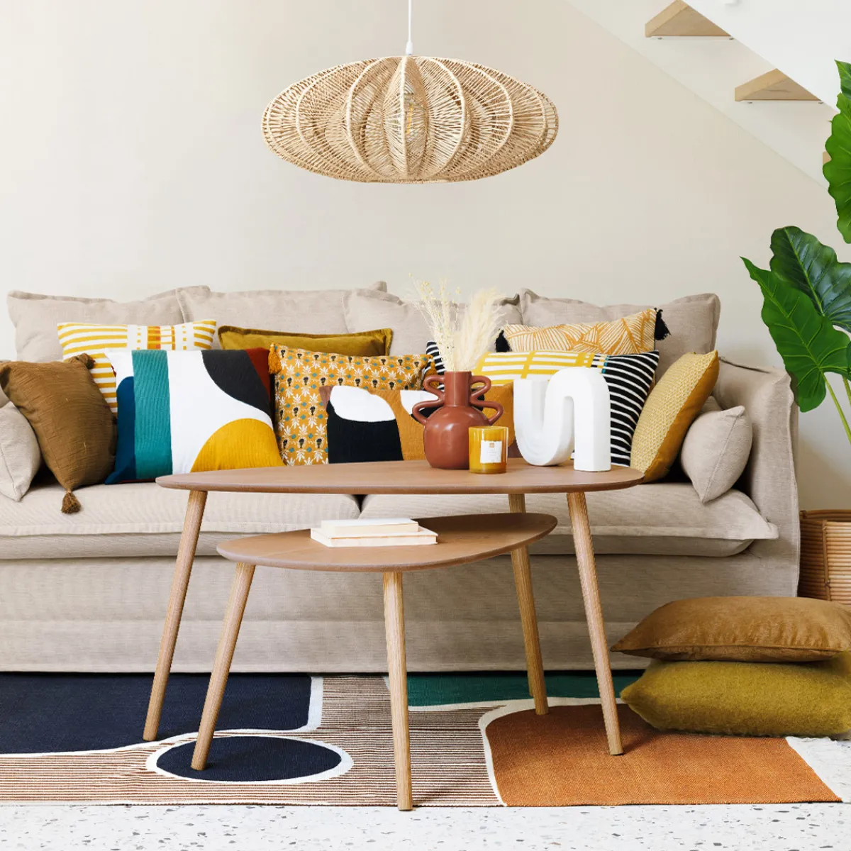 Housse de coussin "Tropique"*ATMOSPHERA Discount