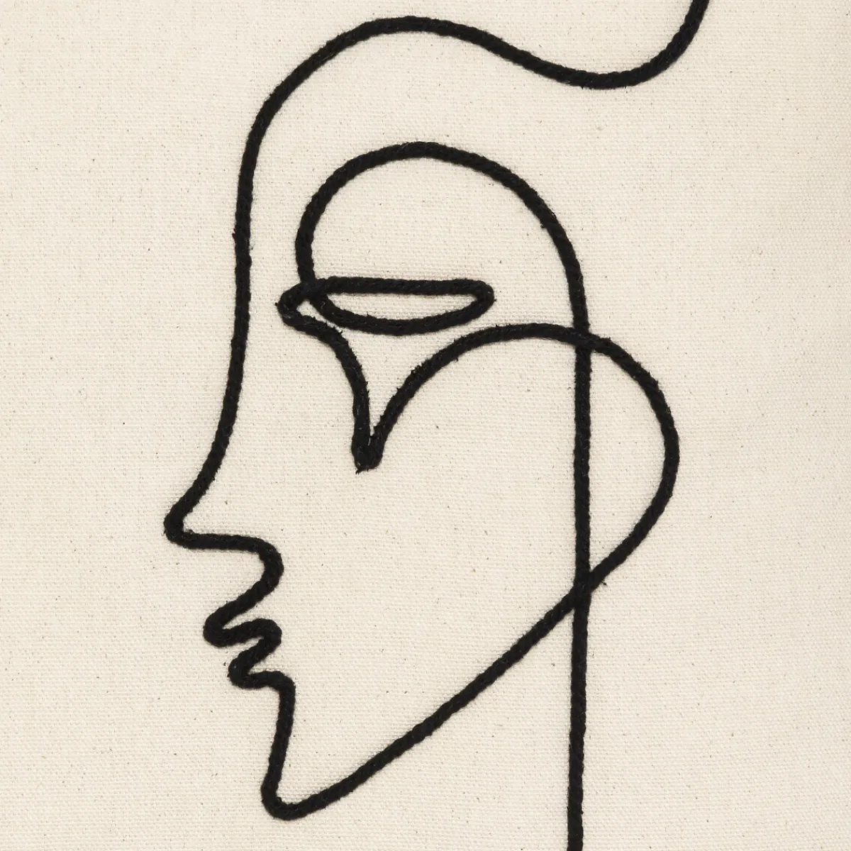 Housse de coussin "Visage"*ATMOSPHERA Clearance